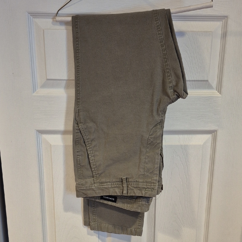 Like New Bonobos Slim Fit Khaki Casual Pants, 36x36